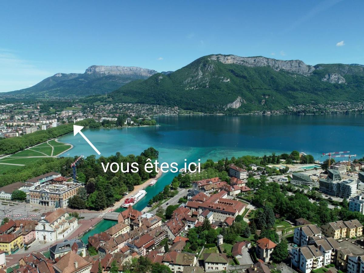 Studio Moderne, Place Parking Prive, Emplacement Ideal A 100 M Du Lac. آنسي المظهر الخارجي الصورة
